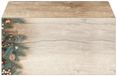 Sigel Kerst Envelop 'Golden Greens', Bruin/Goud/Groen, DIN Lang