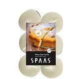 Spaas 12 Theelichten Geur, ± 4,5 uur - White Cake Vanilla