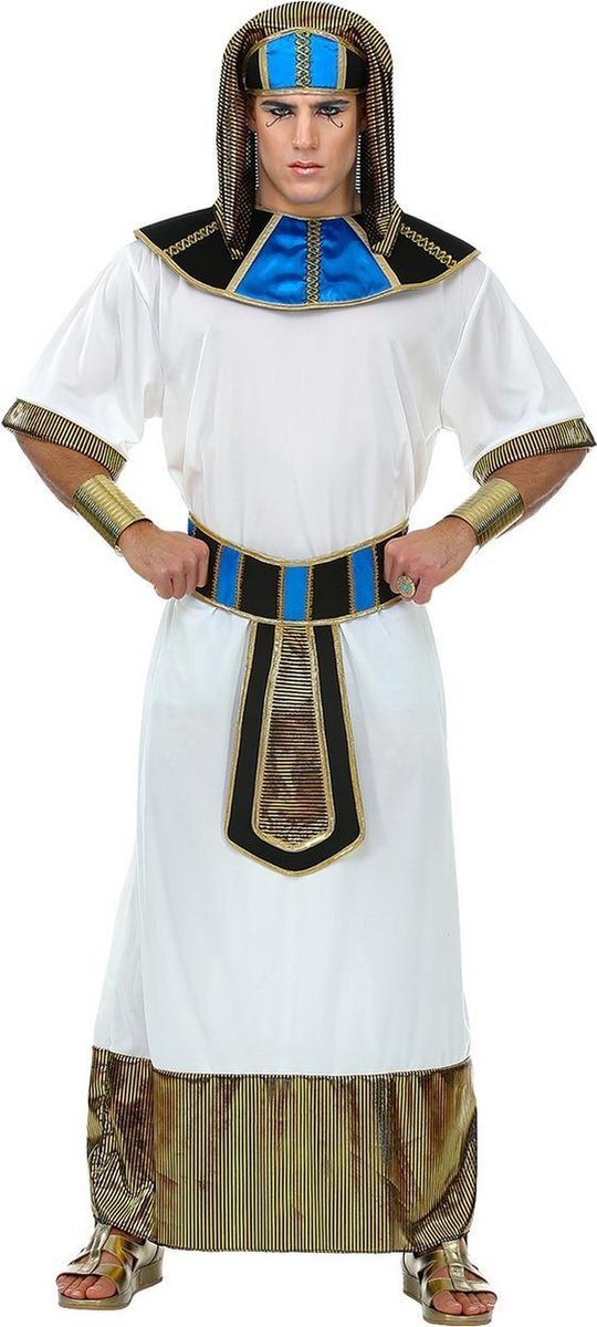 Widmann Egypte Kostuum | Heerser Van De Nijl Farao Thoetmoses | Man | XL | Carnaval kostuum | Verkleedkleding