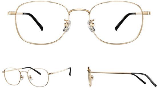 Xiaomi Blue light Blocking Glasses computerbril Unisex Goud