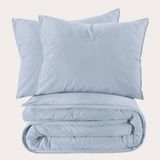 NOUS Living stonewashed dekbedovertrek 2-persoons (200x220 cm)