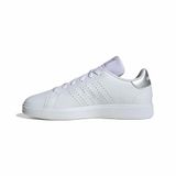 adidas Dames Advantage Base 2.0 schoenen, Ftwr White/Ftwr White/Silver Met., 42 EU