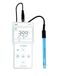Apera Instruments PH400 draagbare pH-meter (incl. 201T-S pH-elektrode met geïntegreerde temperatuurmeting; pH-meetbereik: 0,00 tot 14,00)