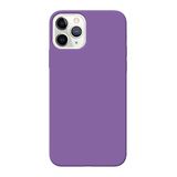 Fresnour iPhone 11 Pro 5,8-inch case, bumper cover, transparant, krasbestendige achterkant (paars)