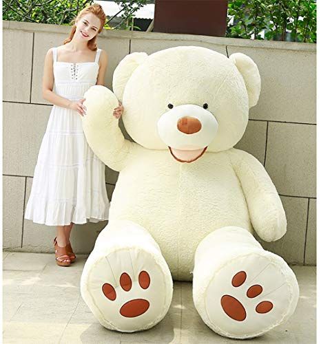 Bananair Giant XXL teddybeer, Teddy Bear Huge Plush, wit, 160cm