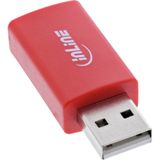 InLine 31653 USB-A naar USB-A adapter, rood