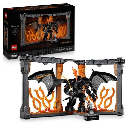 LEGO Icons Boekensteun: The Lord of the Rings – Balrog Set - 10367