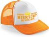 Bellatio Decorations Koningsdag Snapback/Cap - Oranje/Wit