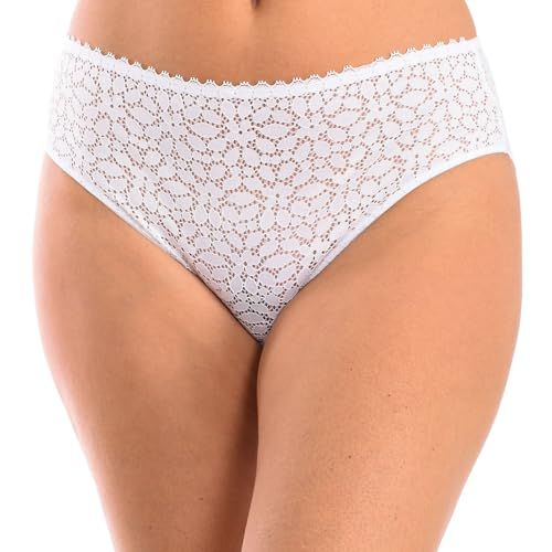 Dim Women's Briefs, White, 3XL