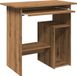 Bureau Artisanal 80x45x74 cm Bois traité couleur chêne