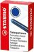 Stabilo Inkt Cartridges Blauw Uitwisbaar 6 Stuks
