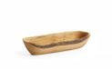 HENDI Kom, decoratieve kom, voor snacks-hapjes-brood, langwerpig, 315x100(H)80mm, olijfhout