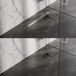 Brauer Douchegoot met Multifunctioneel Rooster en Flens - 70 cm - Rvs Geborsteld