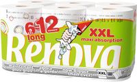 Renova Keukenrol XXL - 6 rollen - 2-laags - Wit