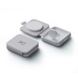 Xtorm 15W Opvouwbare Draadloze Oplader 2-in-1 - Grijs