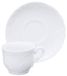 Excèlsa Elisa Rococo White Koffiekop en schotel