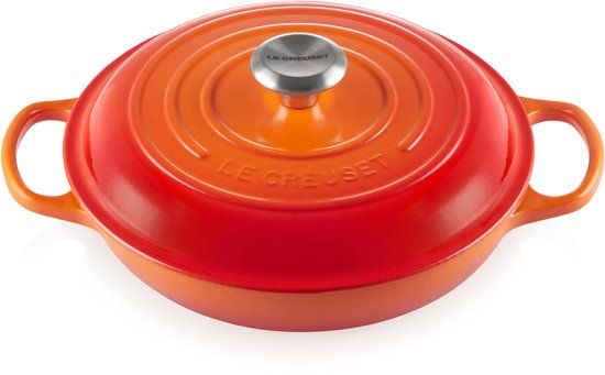 Le Creuset Braadpan Signature - Campagnard - Oranjerood - ø 30 cm / 3.5 liter