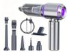 Aspirateur à main portable 6653 - Aspirateur sans fil pour voiture et maison - 30 000 Pa de puissance d'aspiration - Moteur sans balai - Accessoires 4-en-1 - Léger, 480 g - Rouge