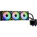 XPG LEVANTE II 360, Black, Infinite Mirror design, Speed: 800-2000 RPM, Noise: 29.33 dBA, Airflow: 58.91 CFM, TDP 300W at 84?& 340W at 95?, Hydraulic Bearing, Socket: Intel (LGA 1851/1700/1200/115x), AMD (AM5/AM4)
