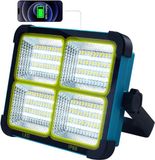 Merkloos LED Bouwlamp - 100W Oplaadbaar - 10000 Lumen - IP66