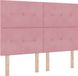 vidaXL Boxspring bed met hoofdeinde Roze 190 x 140 cm Fluweel
