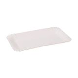 White label Kartonnen schaal rechthoekig wit 160 x 100 mm (2000 stuks)