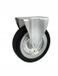 ZABI Roue métal-caoutchouc 200mm, boîtier fixe, pneu large 56mm, 180kg