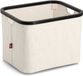 Zeller Organizer textiel crème, bamboe, 40 x 33 x 30 cm