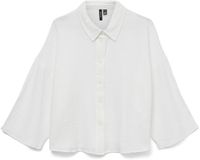 Vero Moda VMNATALI Crop Shirt WVN NOOS Snow White