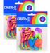 Haza Hobby foam cijfers - multi kleuren - 200x - 3 cm - schuimrubber - DIY knutsel cijfers