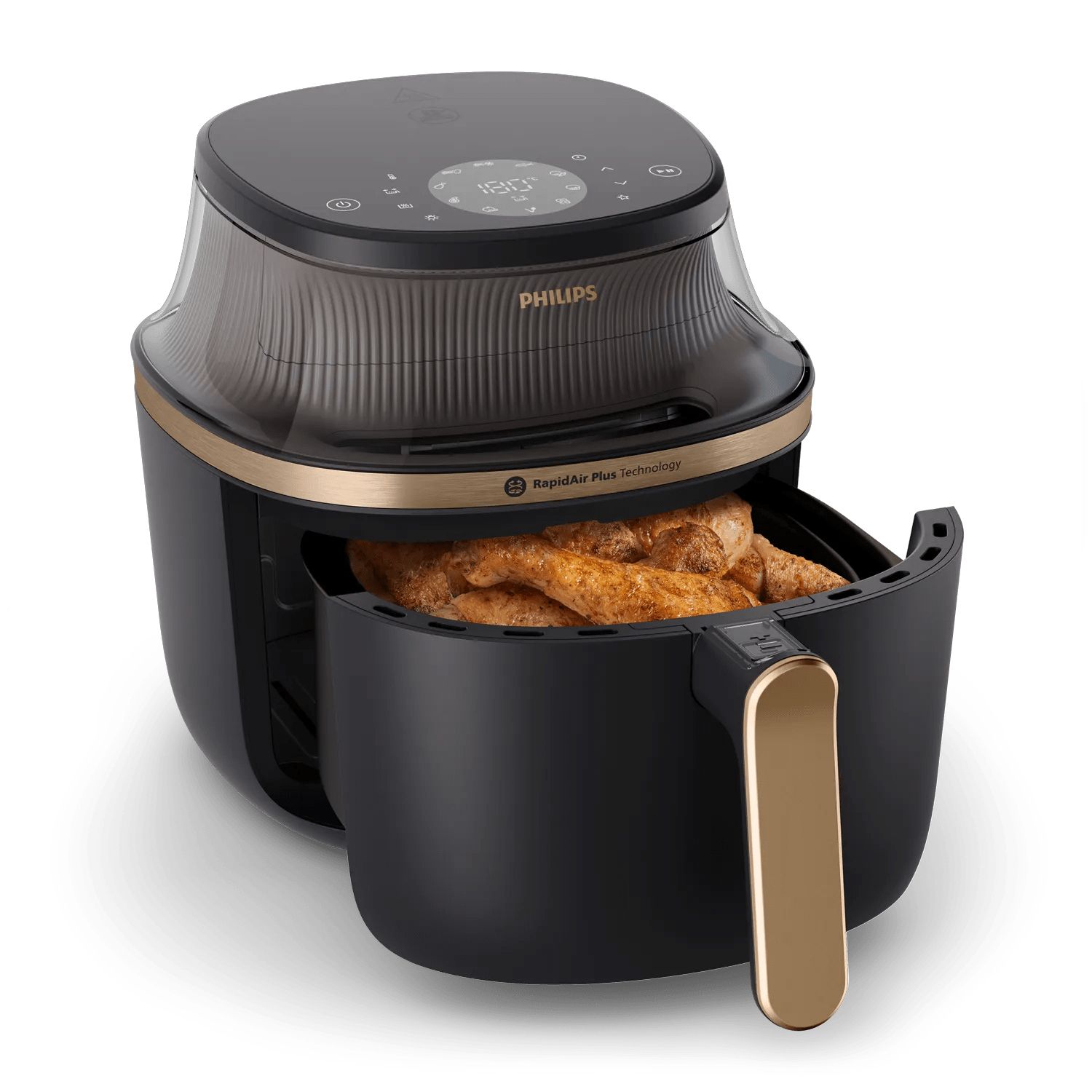 Philips 3000 Series Airfryer - 7.2L - Zwart/Goud