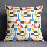 Questo Casa Decoratieve kussensloop Home Decor voor Sofa Cafe grootte 45x45 cm - Ontworpen en vervaardigd in Kiye