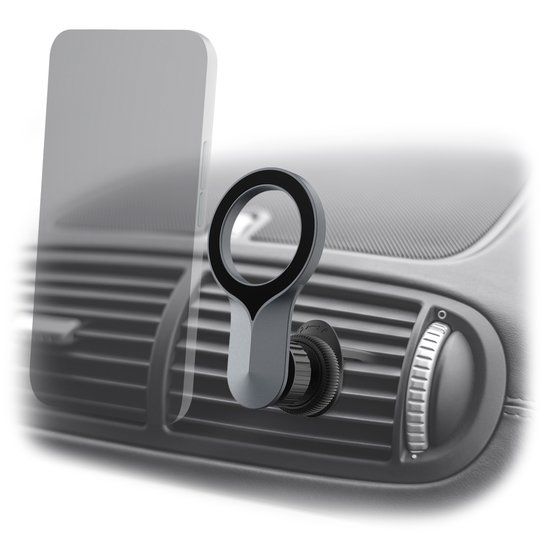 Mobilize Magnetisch Telefoonhouder Auto Ventilatierooster - Zwart