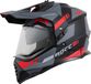 Rocc 500 Endurohelm - Zwart Mat/grijs/rood - L