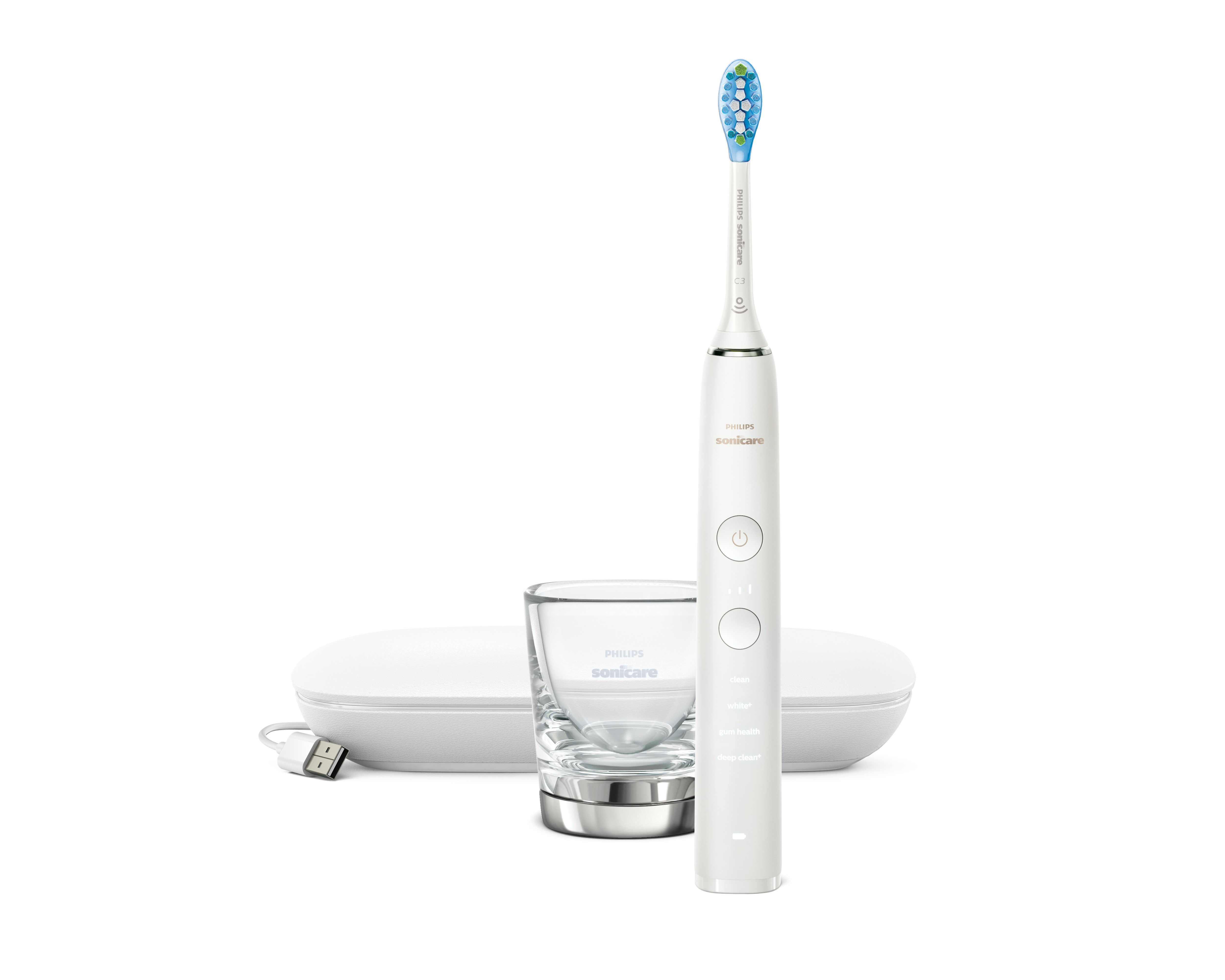 Philips DiamondClean 9000 HX9911/27 Elektrische sonische tandenborstel met app - Wit