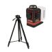 Futech Multicross 3D 18VMAX Kruislijnlaser Set Incl. Statief - Groen - 70m - 3 Lijnen