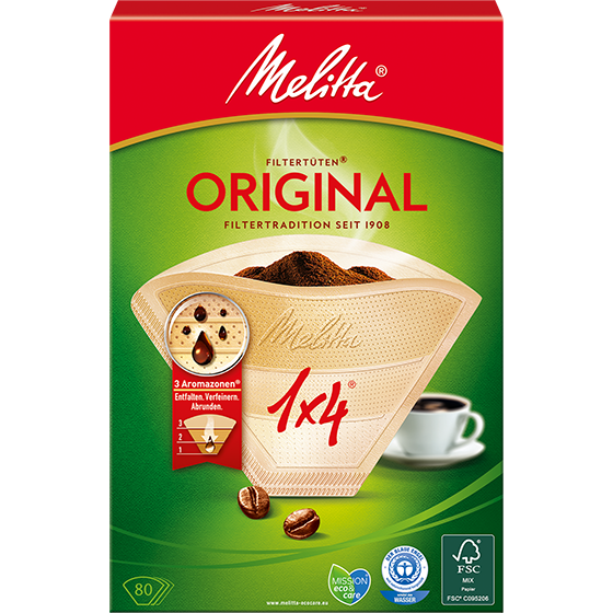 Melitta Original 1x4 - 80 stuks