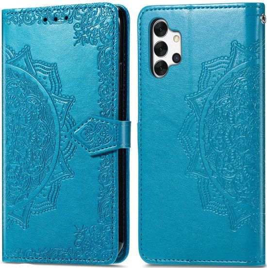 imoshion Mandala Bookcase - Geschikt voor Samsung Galaxy A32 (4G) - Turquoise