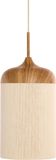 Light & Living Hanglamp Dania - Naturel/Crème - Ø22cm
