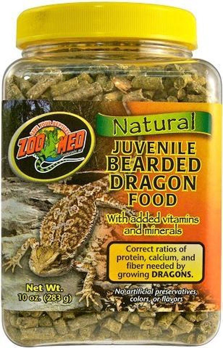 Zoo Med Natural Juvenile Bearded Dragon Food - 0097612400731