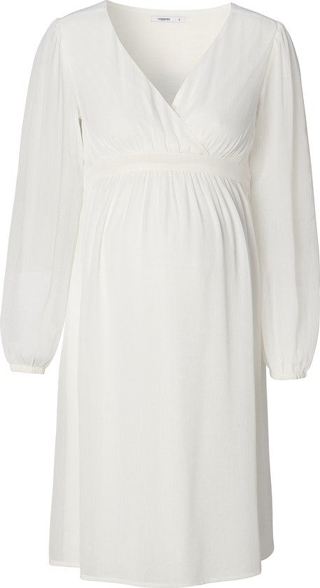 Noppies Jaya Zwangerschapsjurk - Cream - Maat XL