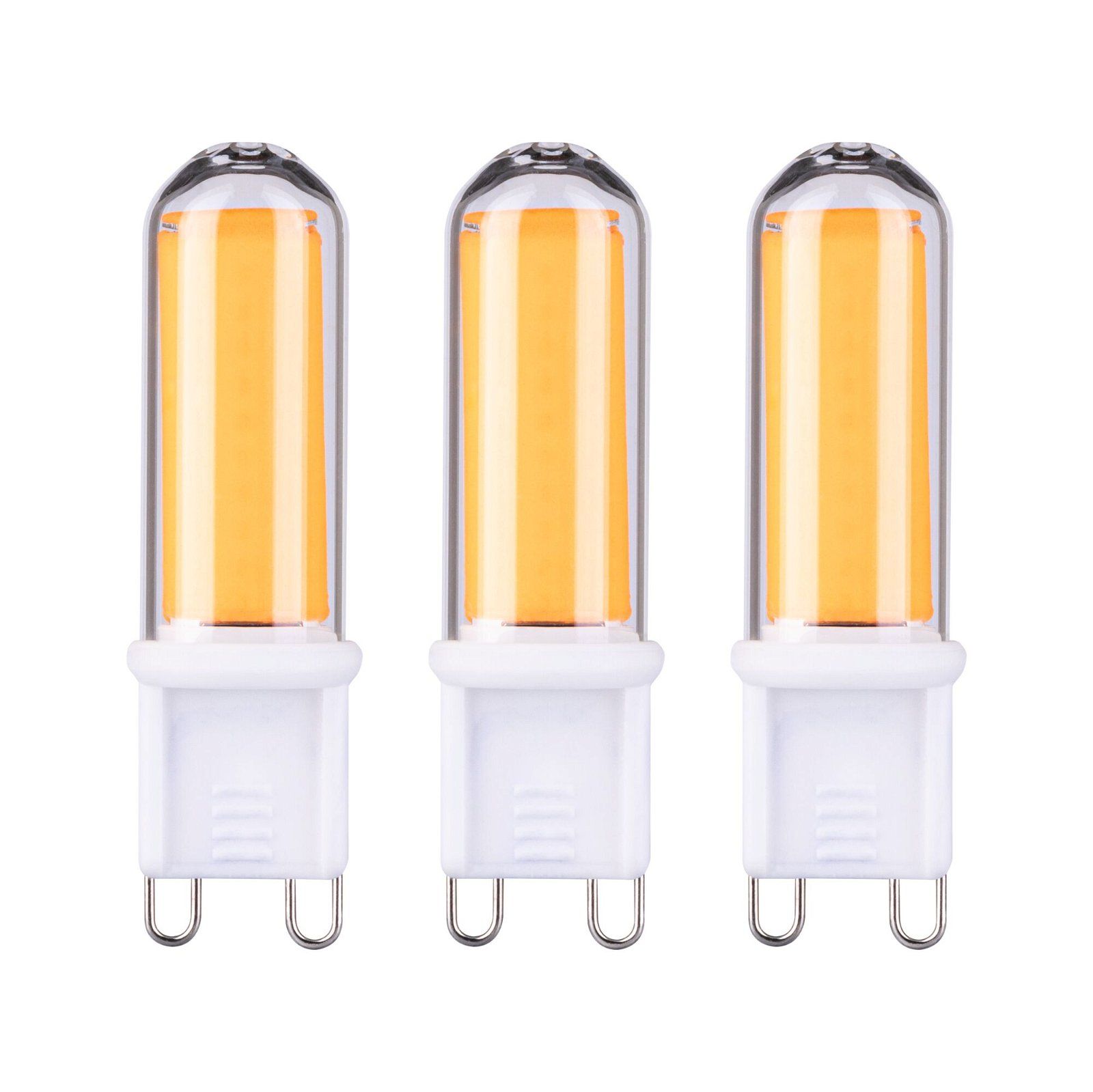 Paulmann Standaard 230 V LED stiftfitting G9 - 3 stuks - 470lm - 4,6W - 2700K - Helder