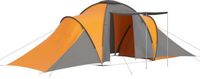 vidaXL Tente 6 personnes gris et orange