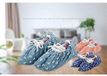 Buitenschoenen set van 3, blauw. Stofvrije regenlaarsjes voor enfants, beschermhoezen