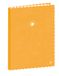 Quo Vadis - Notitieboek – fantasie – geel – gelinieerde pagina's – 15 x 21 cm – wit Clairefontaine papier – gemaakt in Frankrijk