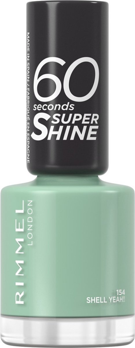 Rimmel London 60 Seconds SuperShine Nagellak 154 Shell Yeah!