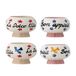 Bloomingville Lindsay Lot de 4 bols Multicolore Diamètre 13 cm