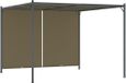 Pergola avec toit rétractable 180 g/m² 3x3 m taupe