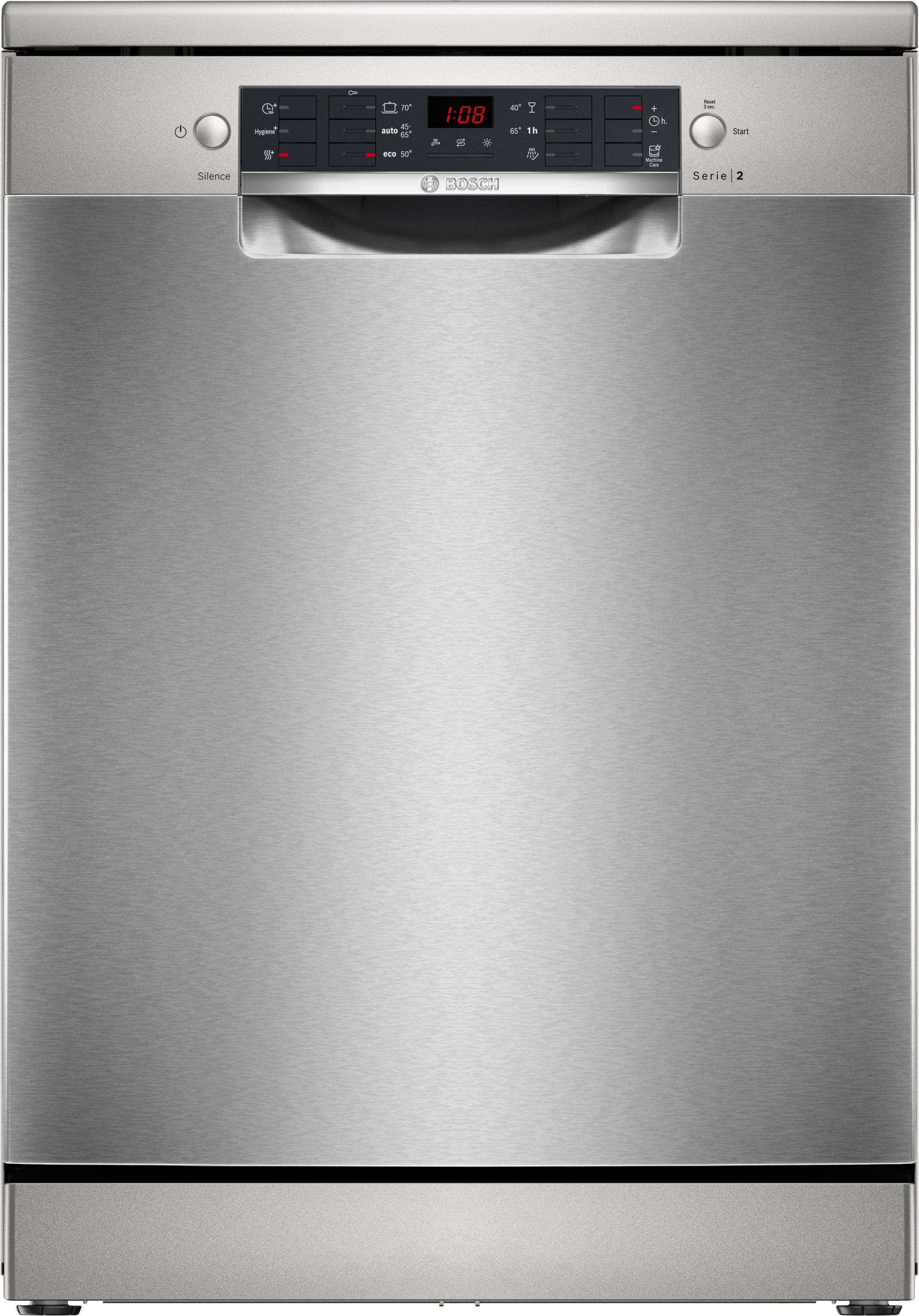 Bosch Serie 2 SMS26AI01F Vrijstaande Vaatwasser | 12 Couverts | Roestvrijstaal