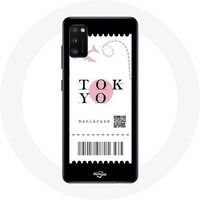 Maniacase Etui voor Oppo A16 Air ticket tokyo Japan